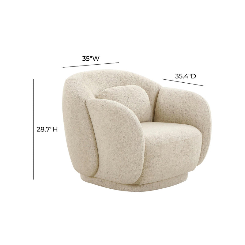 Misty Cream Boucle Sofa Set - Al Rugaib Furniture