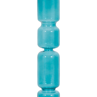 Mixed Bubble Taper Candleholder, Blue - Al Rugaib Furniture