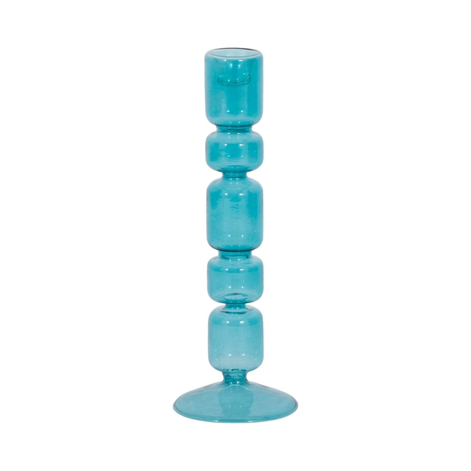 Mixed Bubble Taper Candleholder, Blue Candle Holders| Sagebrook Home