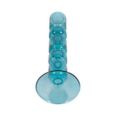 Mixed Bubble Taper Candleholder, Blue - Al Rugaib Furniture