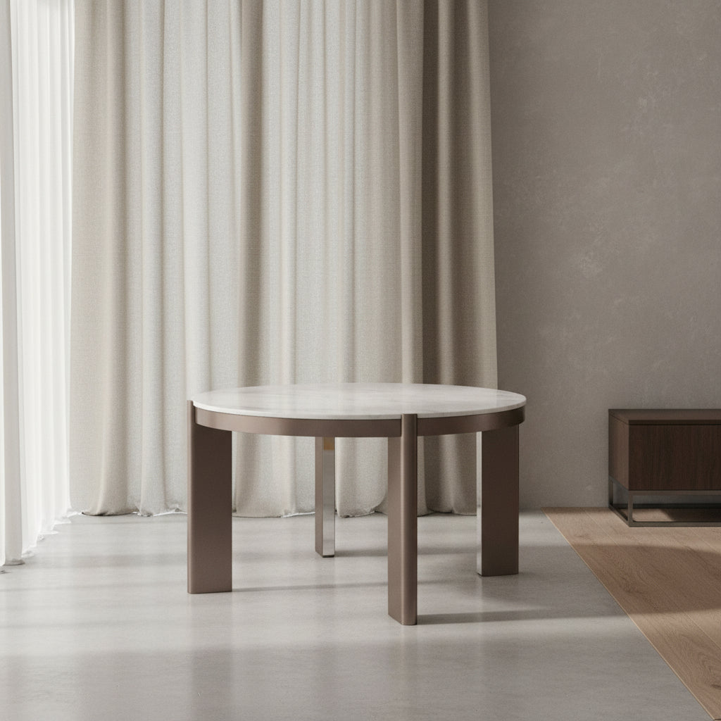 Mixology Station Round Dining Table 130 CM Dining Tables| AlRugaib Furniture