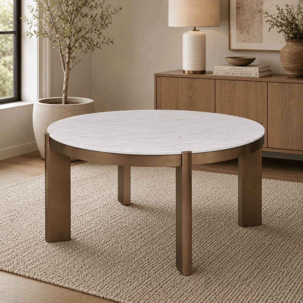 Mixology Station Round Dining Table 150 CM Dining Tables| AlRugaib Furniture