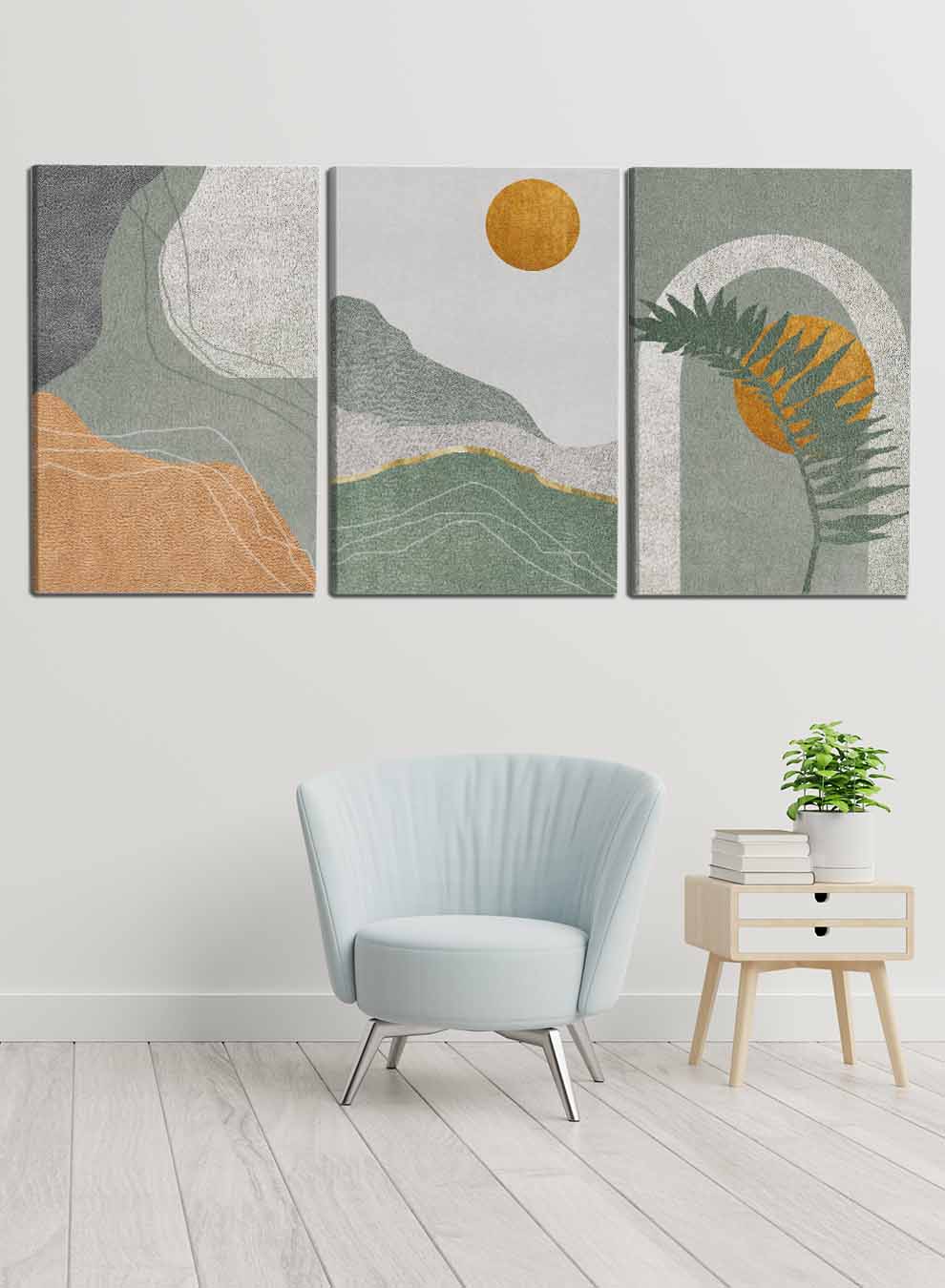Modern Abstract Paintings(set of 3) Paintings & Pictures| LOWHA