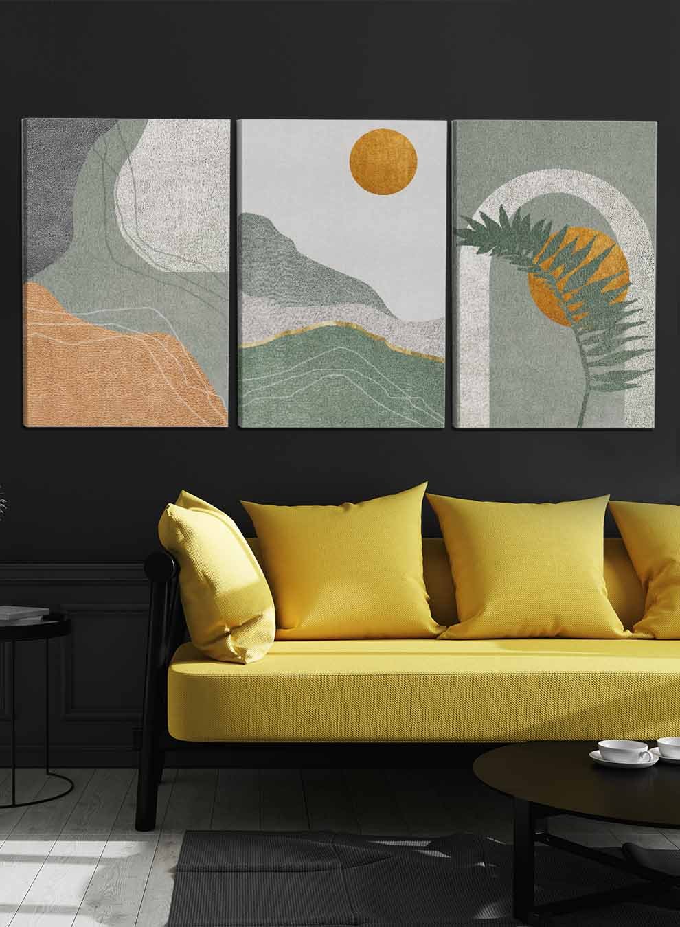 Modern Abstract Paintings(set of 3) Paintings & Pictures| LOWHA