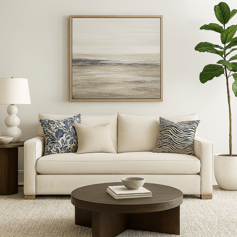 Modern and comfortable double sofa-Off White Sofas & Loveseats| Otath