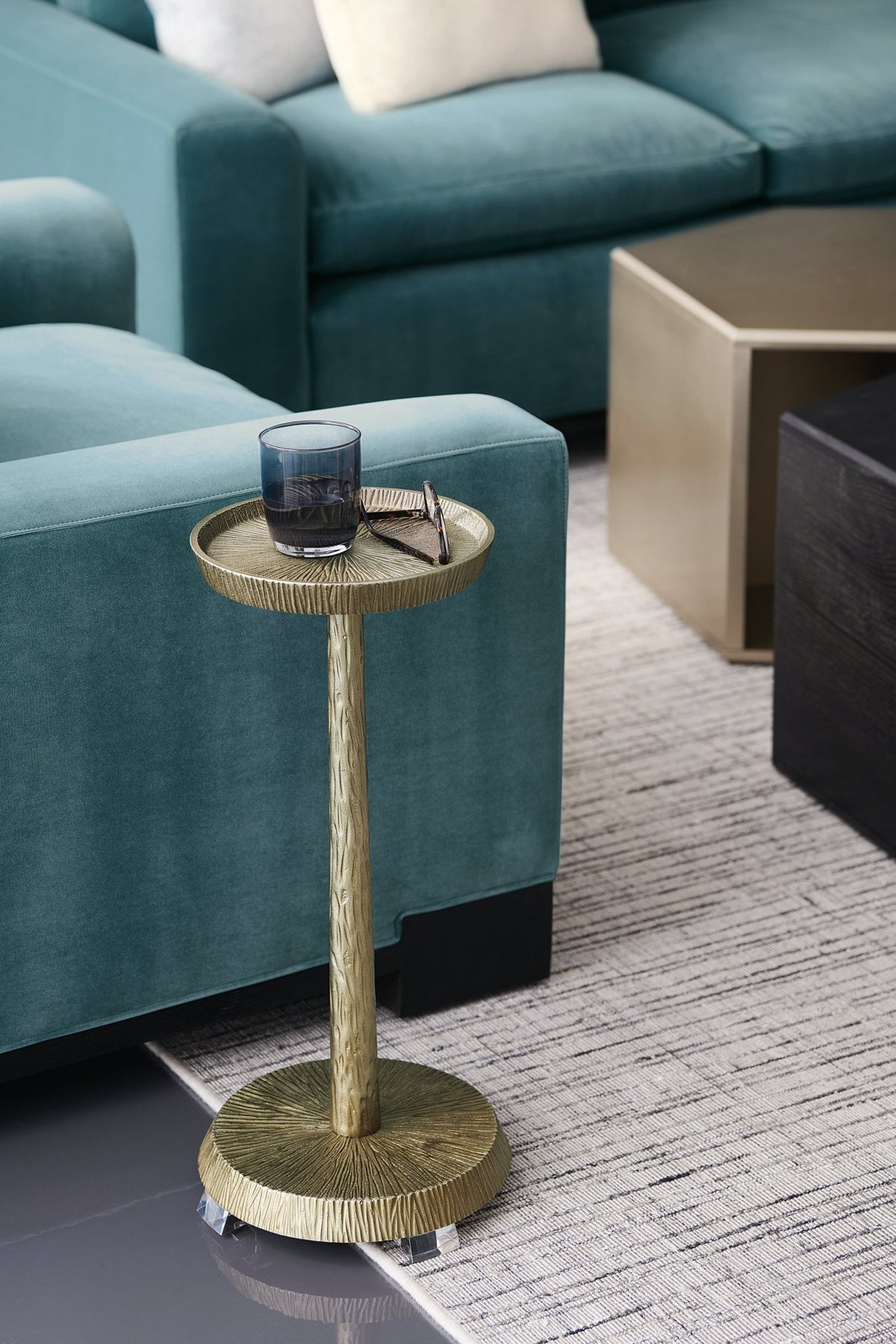 Modern Artisan Remix - Remix Metal Spot Table End Tables| Caracole