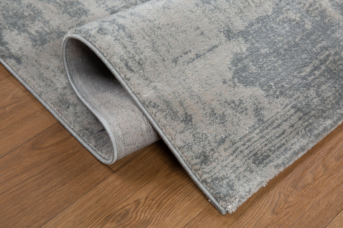 Modern baby blue and off-white Rug Rugs| Roots Furniture