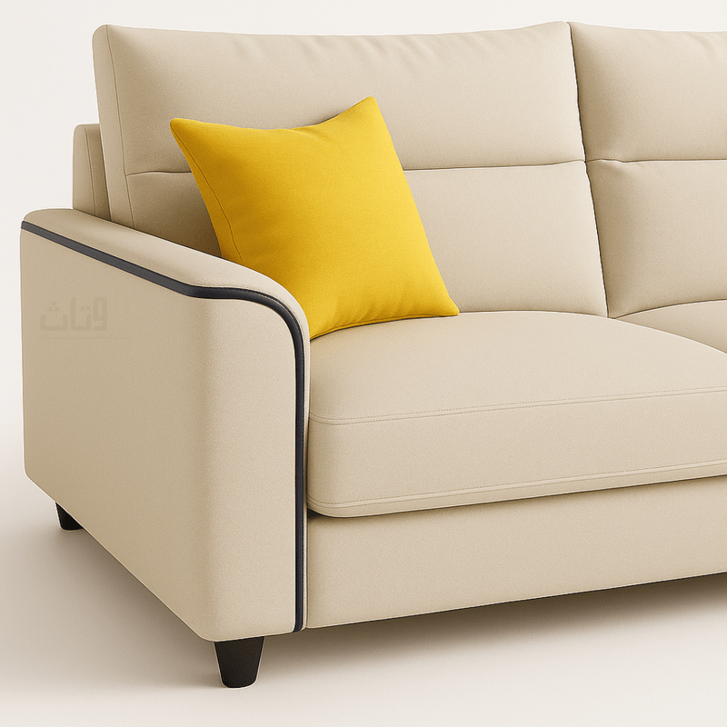 Modern Beige Corner Sofa Sofas & Loveseats| Otath