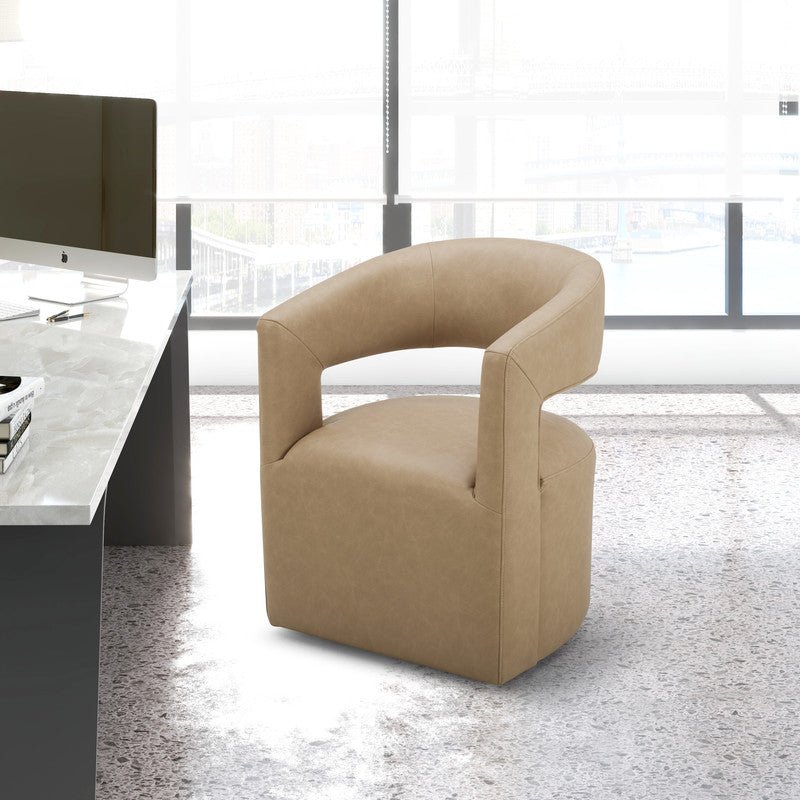 Modern Brown Dining Chair - Al Rugaib Furniture
