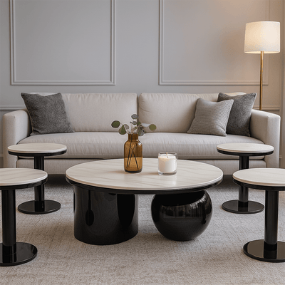 Modern Coffee & Side Table Set – Elegant Design - Al Rugaib Furniture