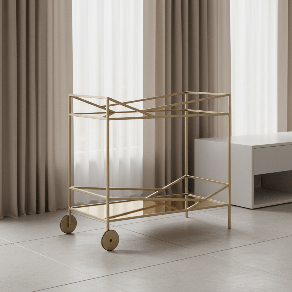 Modern Edge - Vector Bar Cart Serving Carts| Caracole
