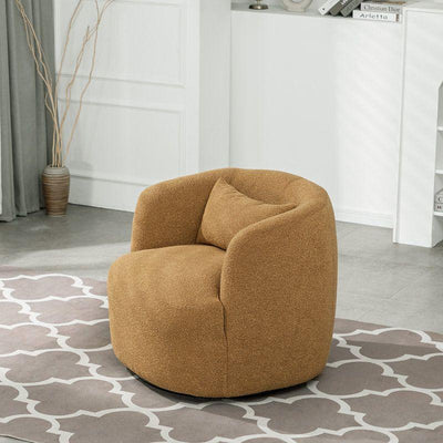 Modern Ergonomic Boucle Arm Chair By Alhome - 80x85x85 cm - Al Rugaib Furniture