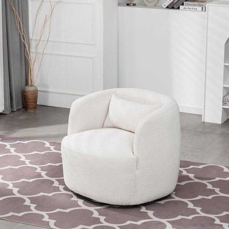 Modern Ergonomic Boucle Arm Chair By Alhome - 80x85x85 cm Chairs| Alhome