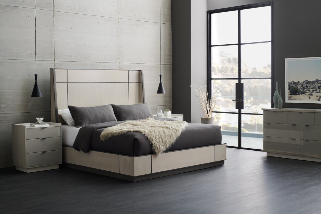 Modern Expressions - Repetition Wood King Bed Beds| Caracole