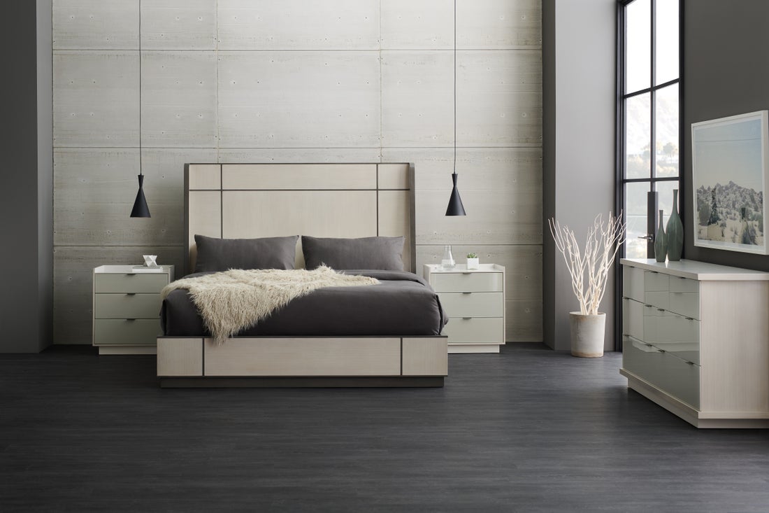 Modern Expressions - Repetition Wood King Bed Beds| Caracole