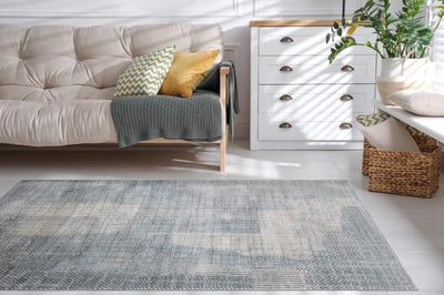 Modern light blue Rug - Al Rugaib Furniture