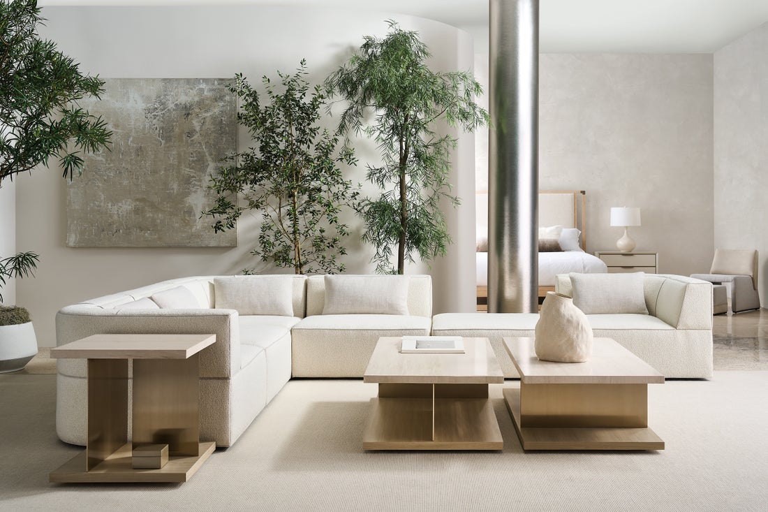 Modern Resort - Marbella Ottoman Ottomans| Caracole