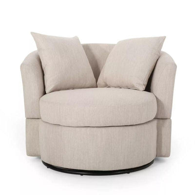 Modern Sleek Linen Arm Chair By Alhome - 80x85x85 cm - 11011330 - Al Rugaib Furniture