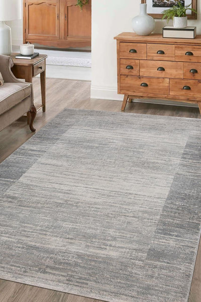 Modern square gray Rug - Al Rugaib Furniture
