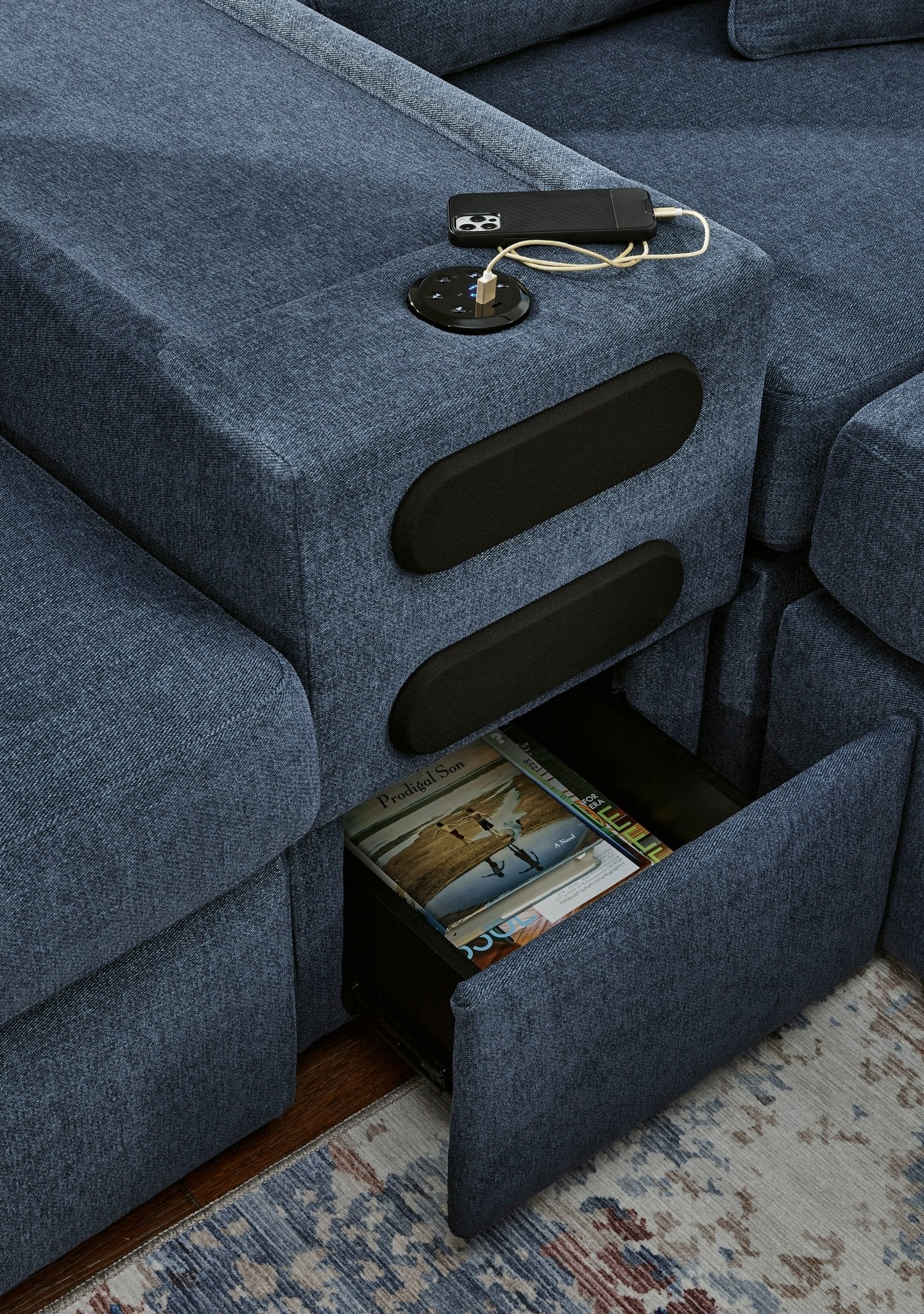 Modmax Console with Audio System Sectionals| Ashley Homestore