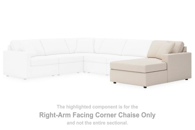 Modmax Right - Arm Facing Corner Chaise - Al Rugaib Furniture
