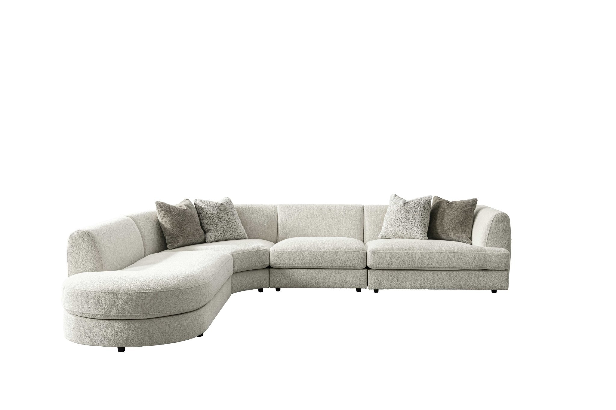 Monaco Beige Right Chaise Sectionals| Roots Furniture
