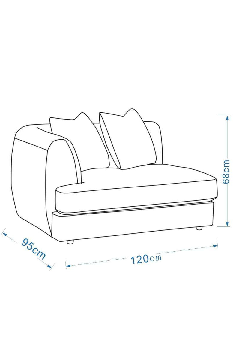 Monaco Beige Sectional Set - Al Rugaib Furniture