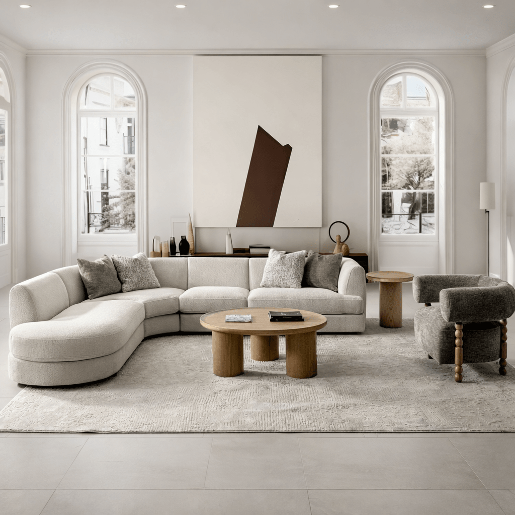 Monaco Beige Sectional Set Sectionals| Roots Furniture