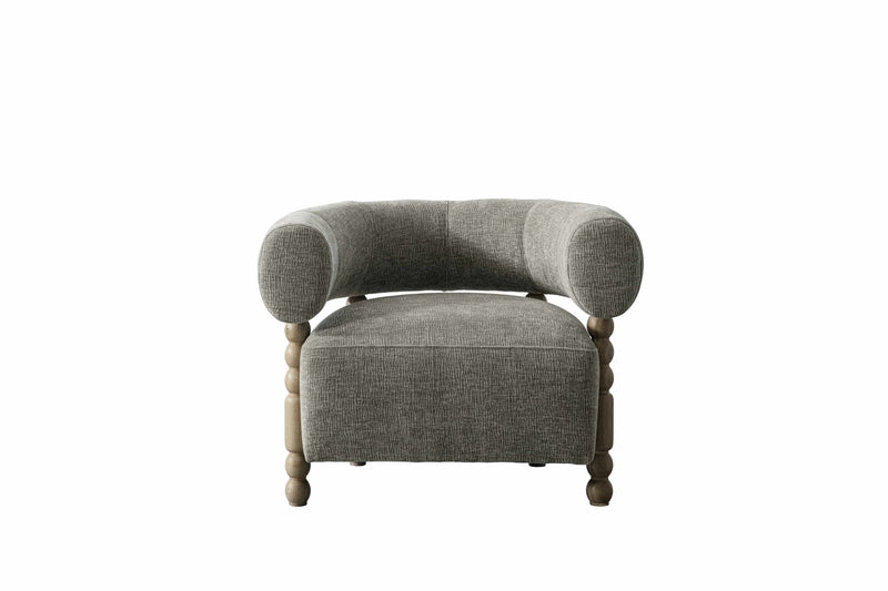Monaco Grey Accent Chair - Al Rugaib Furniture