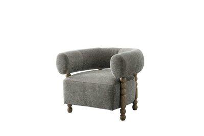 Monaco Grey Accent Chair - Al Rugaib Furniture