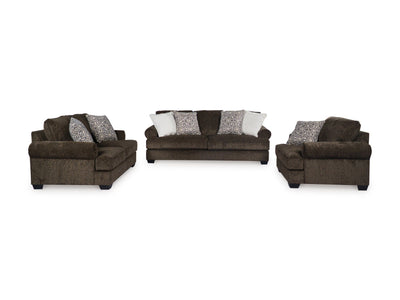 Monaghan Brown Sofa Set - Al Rugaib Furniture