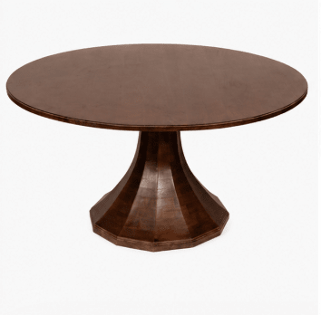 Monolith Mango Wood Round Dining table Dining Tables| Roots Furniture