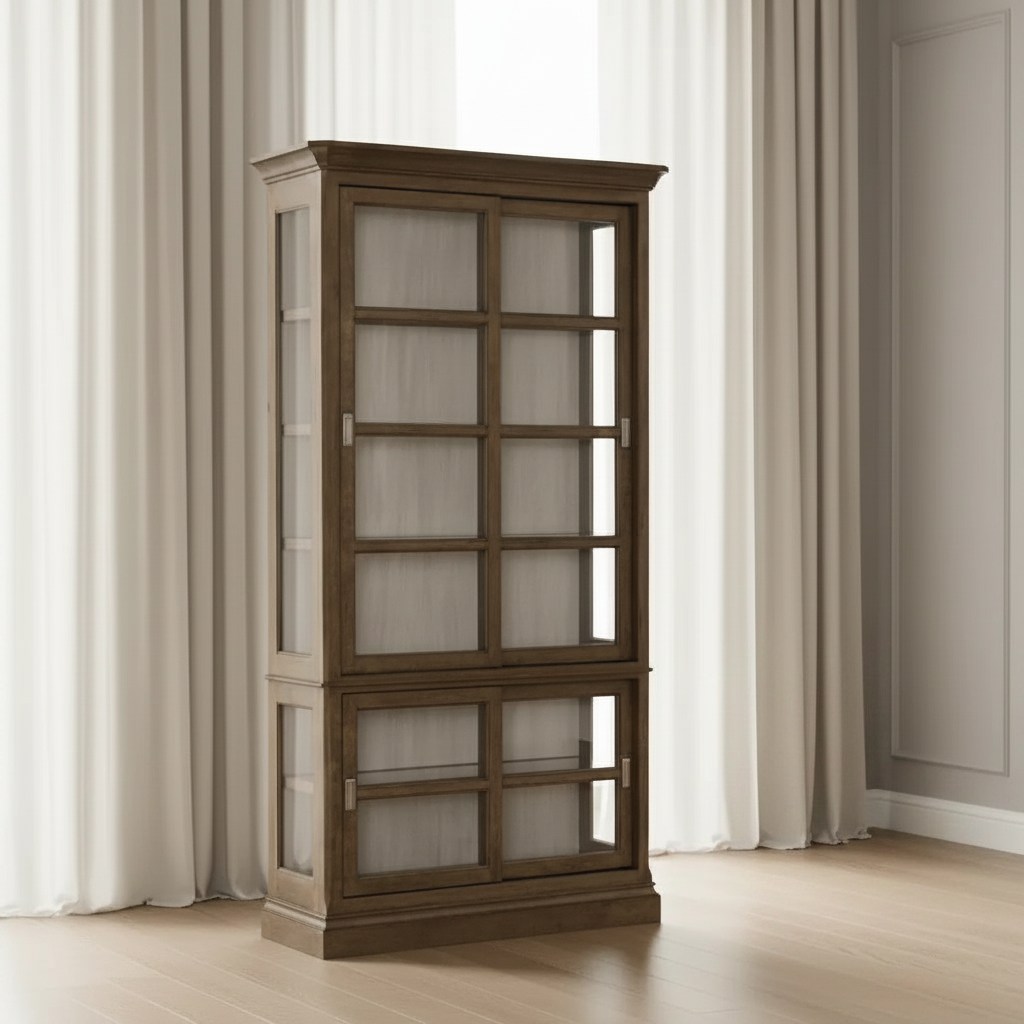 Montebello Sliding Door Display Cabinet Cabinets & Chests| Hooker