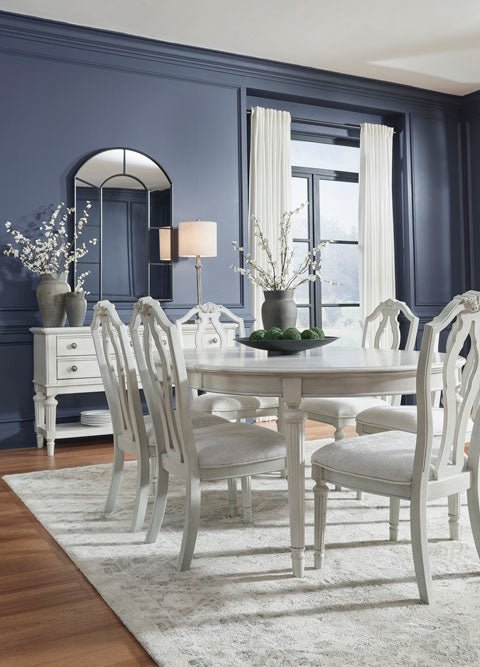 Montelaine Oval Dining Room - Al Rugaib Furniture