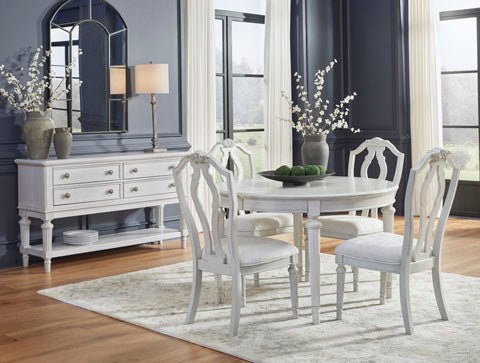 Montelaine Oval Dining Room - Al Rugaib Furniture