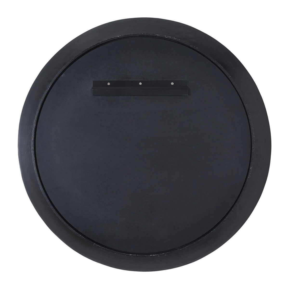 Montgomery Round Black Mirror Mirrors| Uttermost
