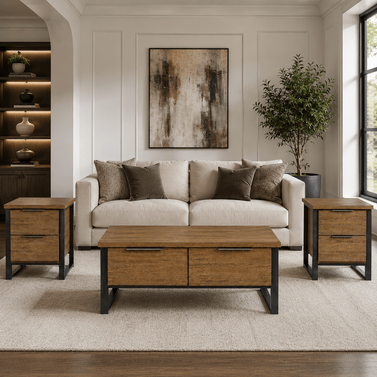 Montia Lift-Top Coffee Table Set Table Sets| Ashley Homestore