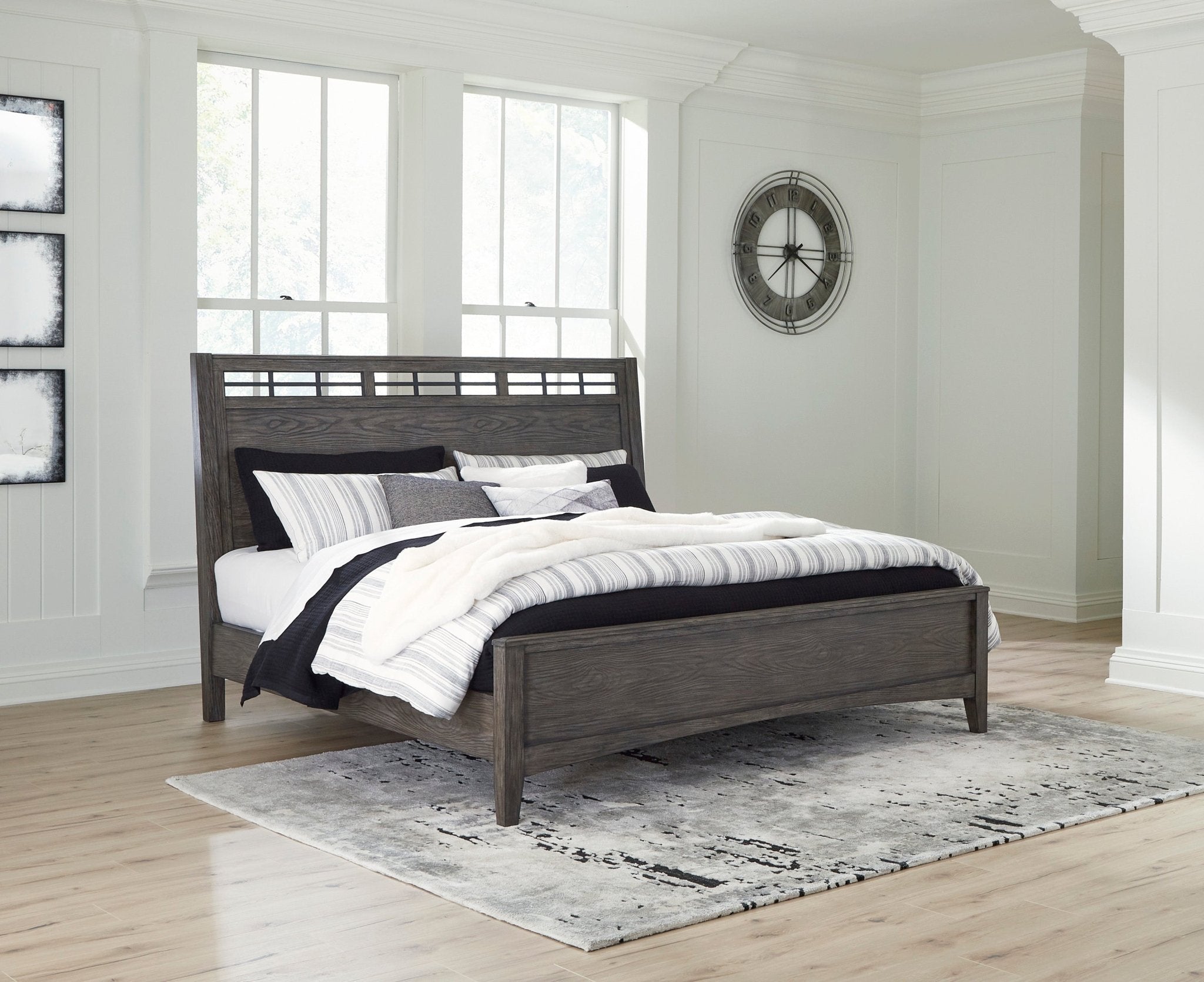 Montillan California King Panel Bed Beds| Ashley Homestore