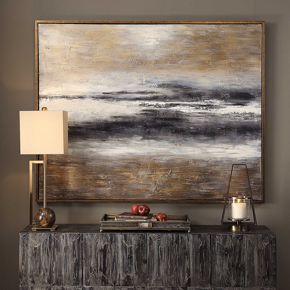 Moonlight Hand Painted Canvas Paintings & Pictures| Uttermost