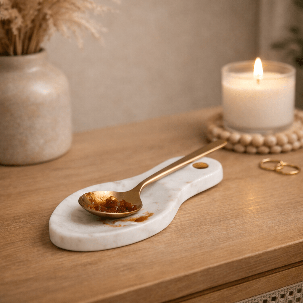Moonshine Marble Tea Bag Rest Tray| Roots Furniture