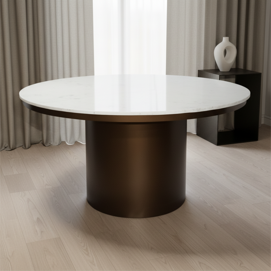 Moonstone Circular Dining Table Dining Tables| Roots Furniture