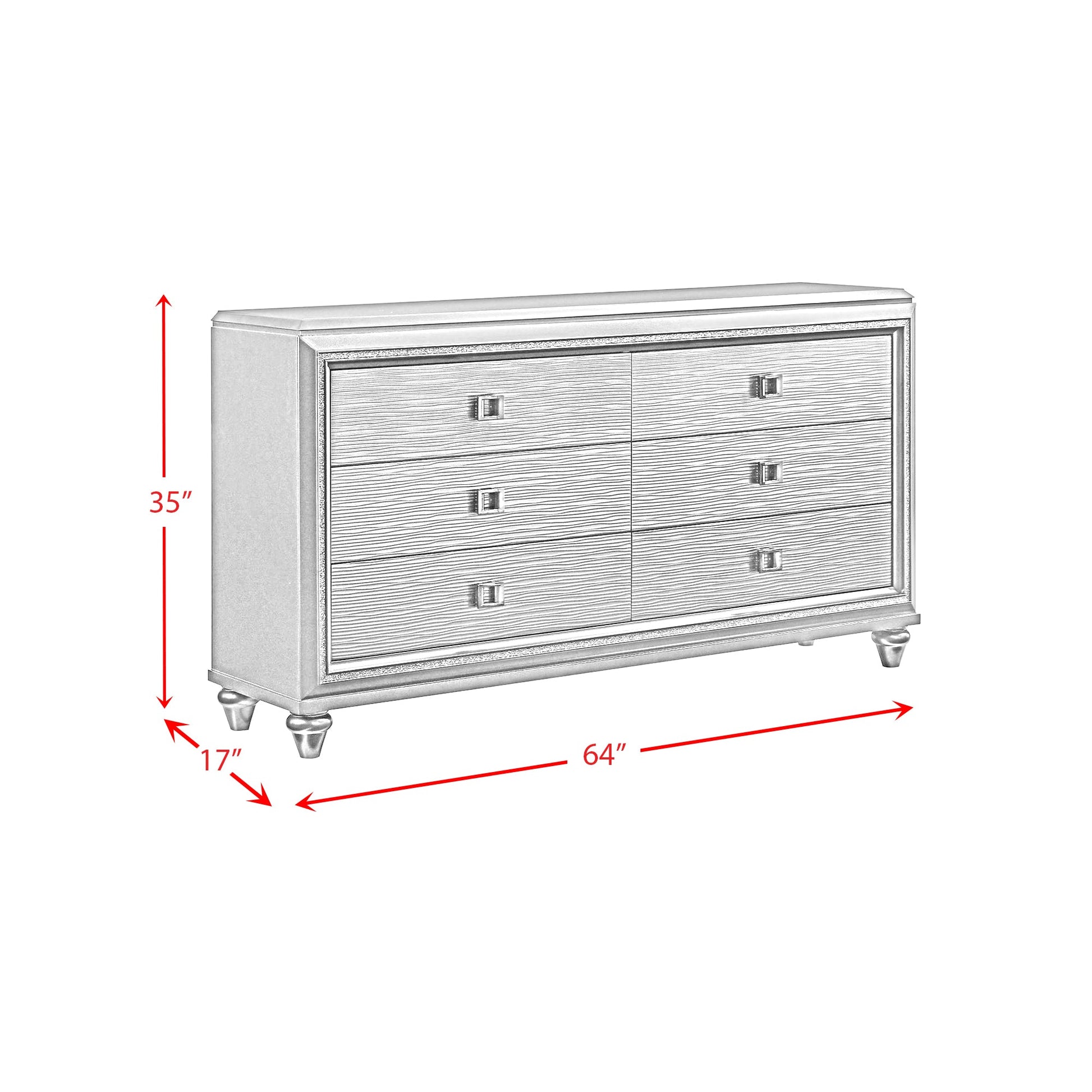 Moonstone Dresser Copper Dressers| ROOTS FURNITURE