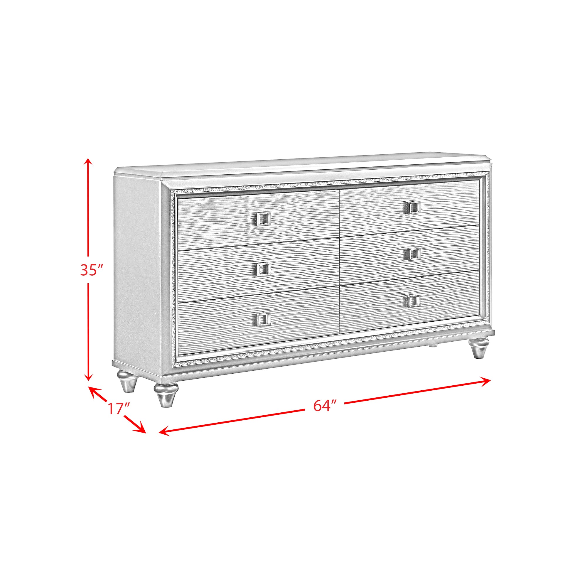 Moonstone Dresser Copper Dressers| ROOTS FURNITURE