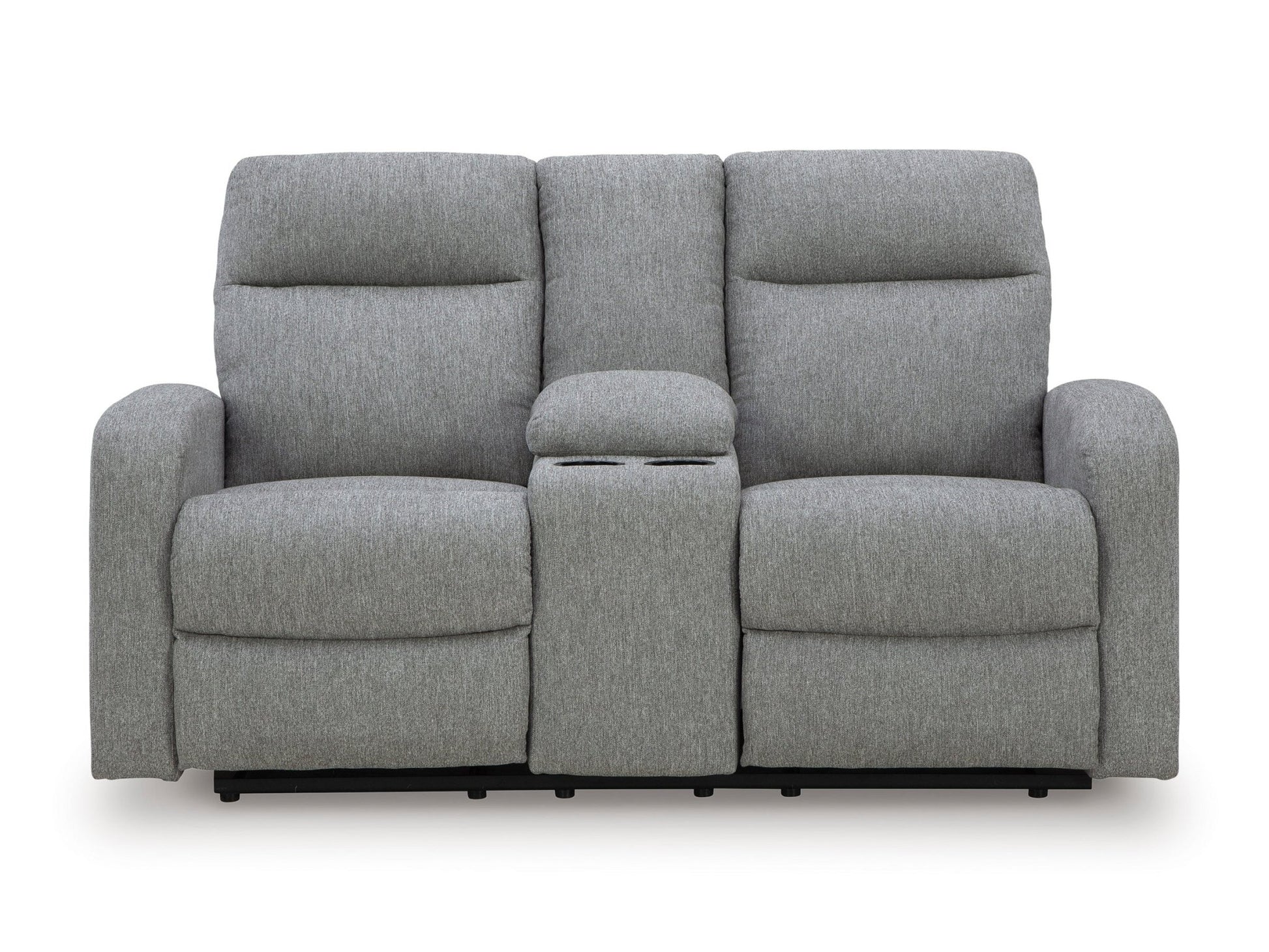 Moreau Place DBL Rec Loveseat w/Console Recliners| Ashley Homestore