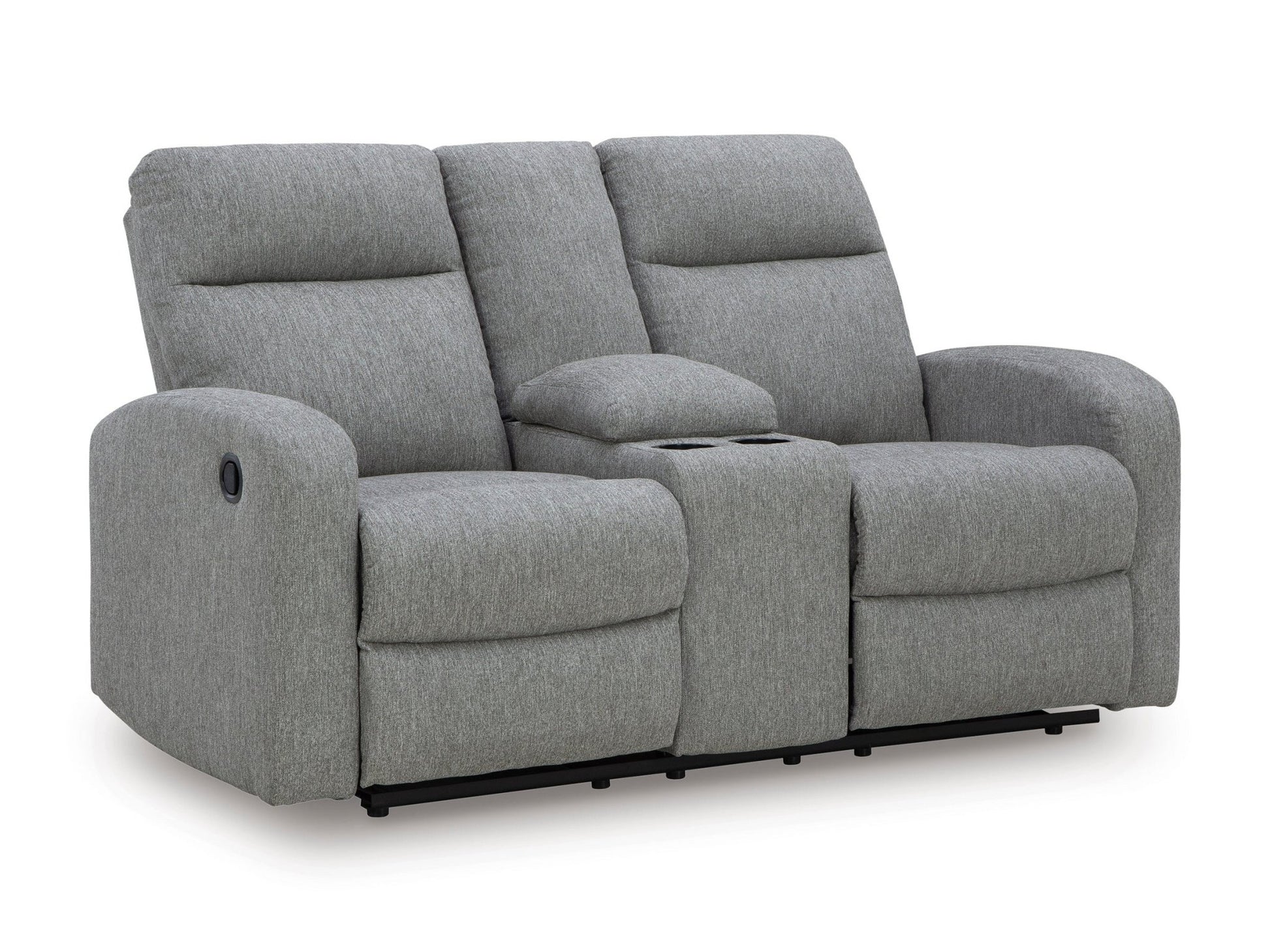Moreau Place DBL Rec Loveseat w/Console Recliners| Ashley Homestore