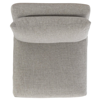 Moretti Fabric Armless Chair - Al Rugaib Furniture