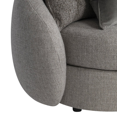 Moretti Fabric Left Arm Loveseat - Al Rugaib Furniture