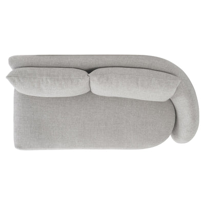 Moretti Fabric Right Arm Loveseat - Al Rugaib Furniture