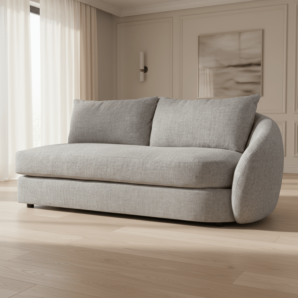 Moretti Fabric Right Arm Loveseat Sofas & Loveseats| Bernhardt
