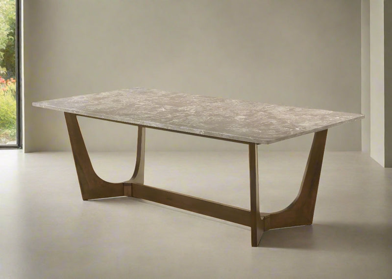 Morgans Beige Marble Dining Table 8 - Al Rugaib Furniture